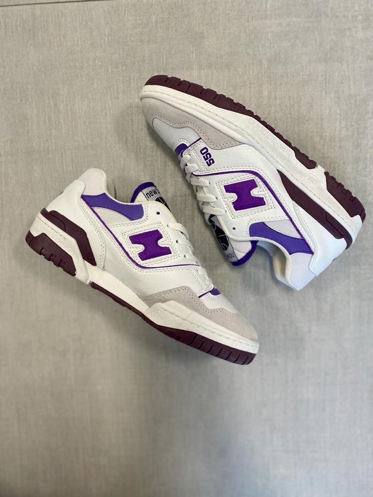 NB 550 White Purple